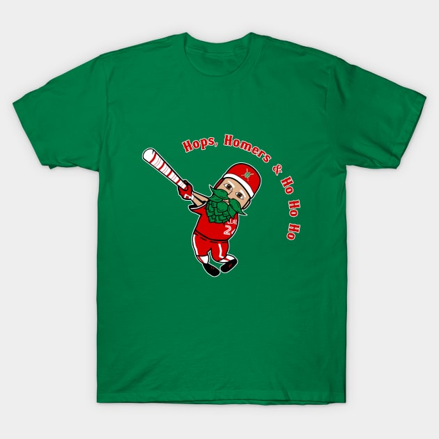 Hoppy Homer Santa T-Shirt by Major League Brews 